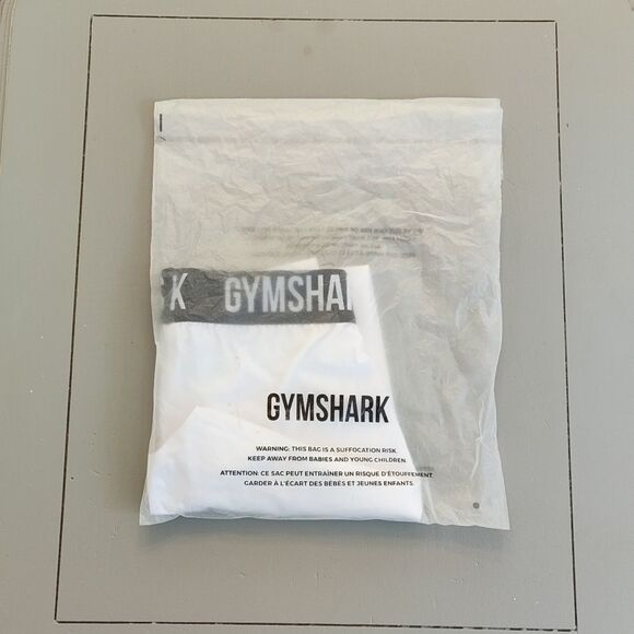 Gymshark Men's Element Baselayer Compression Fit Leggings Size S in White NWT‎ - Picture 7 of 7